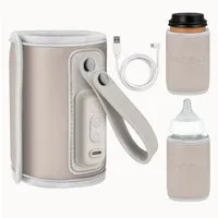 lionelo Babyflaschenwärmer THERMUP GO PINK BABY, USB-C/5 Temperaturen/bis 70 mm/Thermostat/100 g