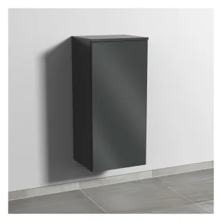 Sanipa 3way Mittelschrank mit 1 Tür, Anthrazit-Glanz, SF12379 SF12379