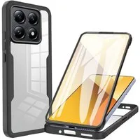 betterfon Handyhülle für Xiaomi 14T Pro 2-teiliges 360° TPU Schutzcase, 2-teiliges 360 Grad Case mit Rundumschutz und Displayschutz
