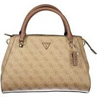 GUESS JEANS Umhängetasche, Beige Damentasche mit verstellbarem Gurt & vielen Fächern kaufen