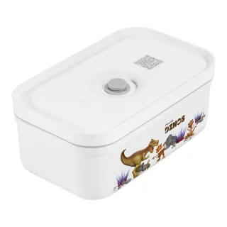 ZWILLING Fresh & Save Vakuum Lunchbox DINOS M, Weiß-grau