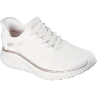 Skechers BOBS SQUAD CHAOS-CURRENT MUSE Slip-On Sneaker, Slipper, Freizeitschuh in veganer Verarbeitung