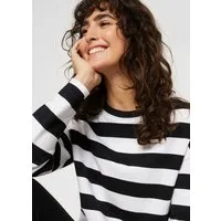 bonprix Langarmshirt (1-tlg) lässiger Oversize-Schnitt, überschnittene Schultern, Langarm-Design