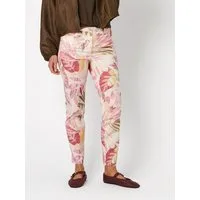 Relaxed by TONI Stretch-Hose Meine beste Freundin 7/8 mit kreativem Blumenmuster
