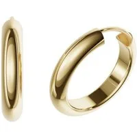 Firetti Paar Creolen Schmuck Geschenk Silber 925 Ohrringe 3,9 mm breit, Made in Germany