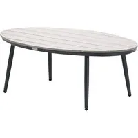 Garden Impressions Gartentisch Loungetisch Beistelltisch Kaffeetisch Margriet oval 120x75 cm Nonwood (Packung, 1-St., 1 Tisch), pflegeleicht wetterfest stabil