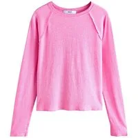 Next Langarmshirt Unversäumtes Langarm-T-Shirt mit Waschung (1-tlg)