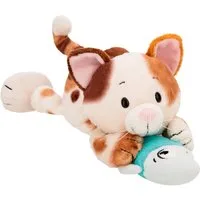 Nici Kuscheltier Homies GREEN, Glückskatze & Fisch 30 cm liegend
