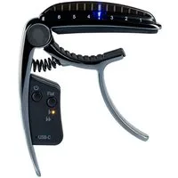 FAME Stimmgerät, Capo-Tuner Black - Stimmgerät für Gitarren