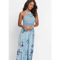bonprix Jerseykleid für einen romantischen Look, amerikanischer Ausschnitt
