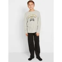 bonprix Pyjama (Set, 2 tlg) mit großem Frontmotiv