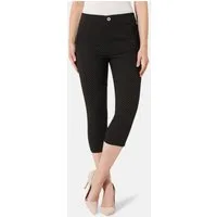 STOOKER WOMEN 7/8-Hose Macau Print Slim Fit Jeans Slim Fit Casual Clean Wash Bengalinqualität Bügelfrei, für Damen