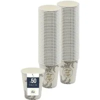 BENBOW Einwegbecher BenBow Kaffeebecher - 180 ml/250 ml/300 ml/400 ml - Einwegbecher, 50-tlg., Beschichteter Karton, BenBow Kaffeebecher 300 ml x 50