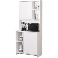 HTI-Living Hochschrank Küchenschrank Malin Weiß (Stück, 1-St., 1 Küchenschrank) Küchenbuffet