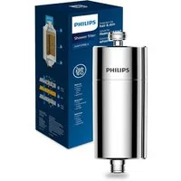 Philips Kalk- und Wasserfilter Water Inline-Duschfilter mit 1 Ersatzkartusche - 50.000 L Kapazität, Zubehör für AWP175, reduziert Chlor um bis zu 99%, passend für Standardschläuche armaturen