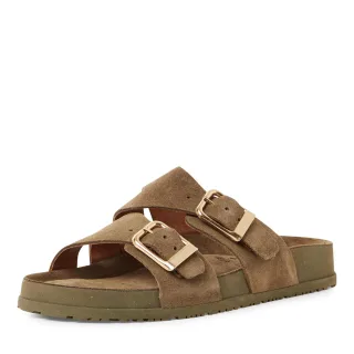 Tamaris - Da.-Pantolette olive - Gr. - 38