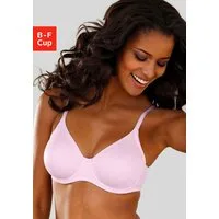 LASCANA T-Shirt-BH perfect basic mit Bügel, aus seidiger Microfaser, große Größen, bequemer BH
