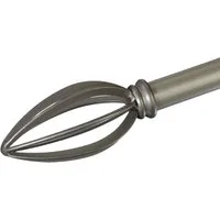 Liedeco Gardinenstangen-Endstück Cast, Gardinen, (Set, 1-St), für Gardinenstangen Ø 20 mm