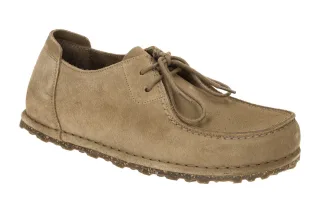 Birkenstock 1027321 BS Utti_D Damen Halbschuhe grau braun Veloursleder Comfor...