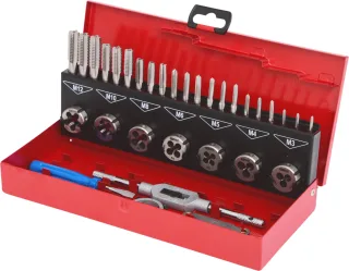 KS Tools HSS Gewindeschneidwerkzeug-Satz, 32-tlg - 331.0632