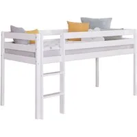 Ticaa Hochbett Malte, FSC®-zertifizierte Kiefer (90x200cm Liegefläche, Höhe 114cm) mit Rollrost