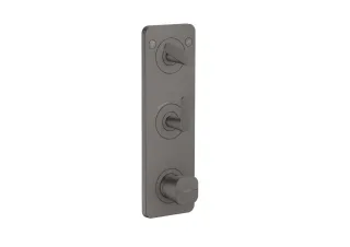 Hansgrohe Thermostat Modul 380/120 Unterputz FS Axor Citterio C 2 Verbr.Cubic brushed black chrome 49701340