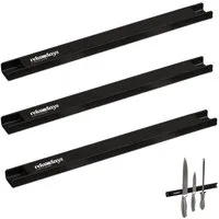 relaxdays Wand-Magnet Messer-Leiste 3er Set Magnetleiste 30 cm (3tlg)