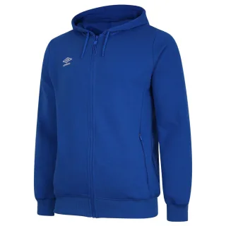 Umbro - "Club Leisure" Hoodie mit durchgehendem Reißverschluss für Herren (Königsblau/Weiß)