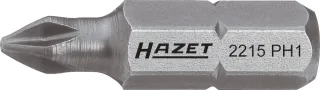 HAZET Bit PH Sechskant 6,3 (1/4 Zoll) Kreuzschlitz Profil PH - 2215-PH1