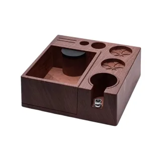 Comfook Multifunction Espresso Tamper Station Barista Organizer Coffee Storage Base Barista Tool Compatible with 51/53/5