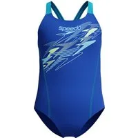 Speedo Schwimmanzug Medley Logo Medalist One Piece BLU/LTGRN
