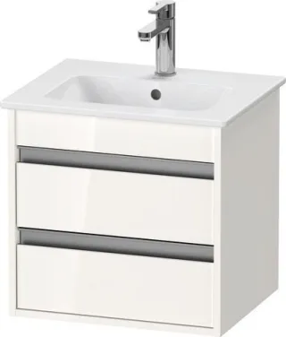 Duravit Ketho Waschtischunterbau wandhängend Weiß Hochglanz 500x412x480 mm - KT644402222 KT644402222