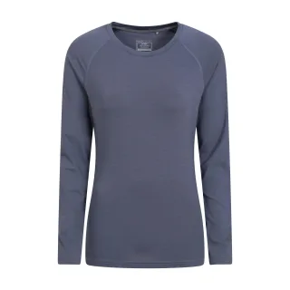 Mountain Warehouse - Oberteil Schnelltrockend für Damen Langärmlig (Dunkelgrau)