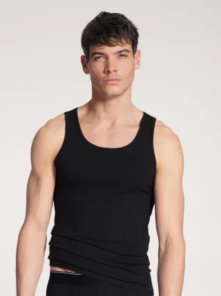 CALIDA - MEN Athletic shirt black - Gr. - XL