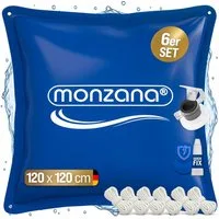monzana Pool Poolkissen (7-tlg), 6x Poolkissen Winter XL Chlorbeständig Seil PVC Verstärktes Material