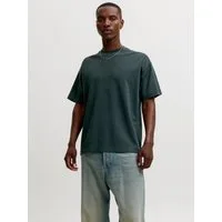 Jack & Jones T-Shirt JJEBARRON TEE SS O-NECK NOOS Baumwollmischung, loose fit