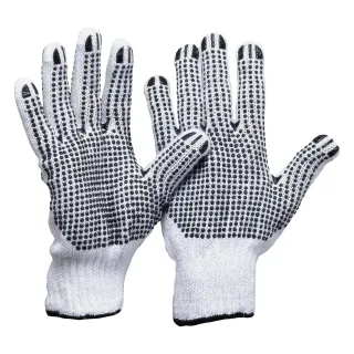 Arbeitshandschuhe benoppt natur - 1303