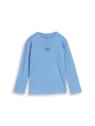 tom tailor kids - Oversize Langarmshirt mit Rückenprint light blue - Gr. - 98