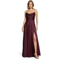 Vera Mont Abendkleid Damen mit Wasserfallausschnitt Material