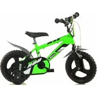 Dino Bikes Kinderfahrrad 12" Kinderfahrrad Jungen stabiler Stahl-Rahmen Stützräder kindgerecht, 1 Gang, mit Stützrädern und Frontschild