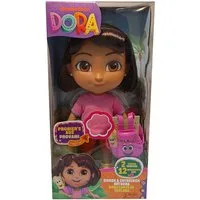 Spin Master Stehpuppe Puppe Dora mit Zubehör, Sound Gesang (spricht Deutsch u. Italienisch