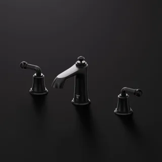 Steinberg Serie 355 3-Loch Waschtisch-Armatur, Schwarz matt / Nero Marquina 355 2000 S