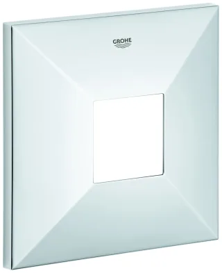 Grohe Rosette 48436 eckig für Einhandmischer-Fertigmontagesets chrom, 48436000 48436000