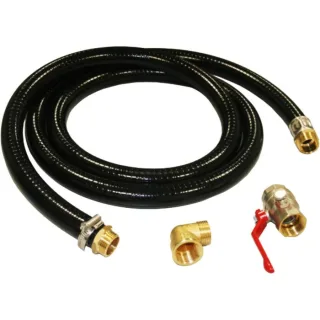 Ewuaqua Tauchpumpen-Anschluss-Set 10079 1", 3 m