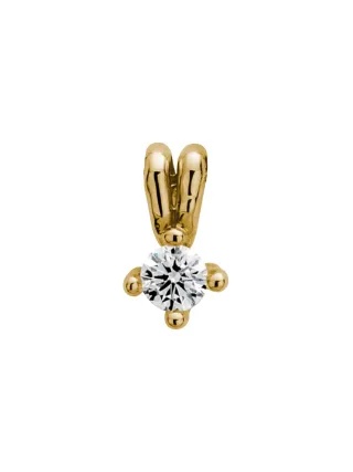 Lyomi Anhänger 585/- Gelbgold 1 synth. Diam. 0,25 ct.