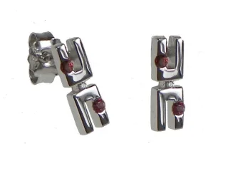 Orphelia Ohrstecker für Damen, 925 Sterlingsilber, Silber ZO-5663