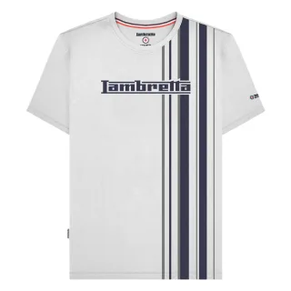 Lambretta - T-Shirt für Herren (Weiß/Marine/Grau)