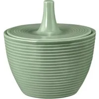 Seltmann Weiden Zuckerdose Seltmann Weiden Beat Salbeigrün Zuckerdose 0,27l, Porzellan, (Packung, 1x Zuckerdose, 1x Deckel)