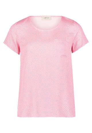 CARTOON - Schlupfbluse pink/cream - Gr. - 36