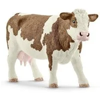 Schleich® Spielfigur Schleich 13801 - Farm World - Fleckvieh-Kuh